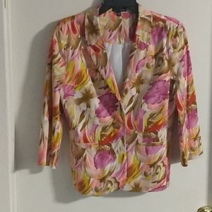 Ladies Notations Flora Jacket Sz M